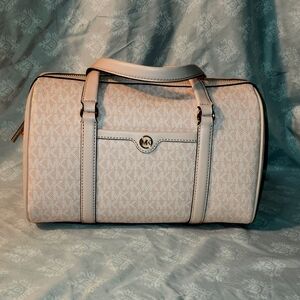 Michael Kors Medium Duffel Light Powder Blush Satchel